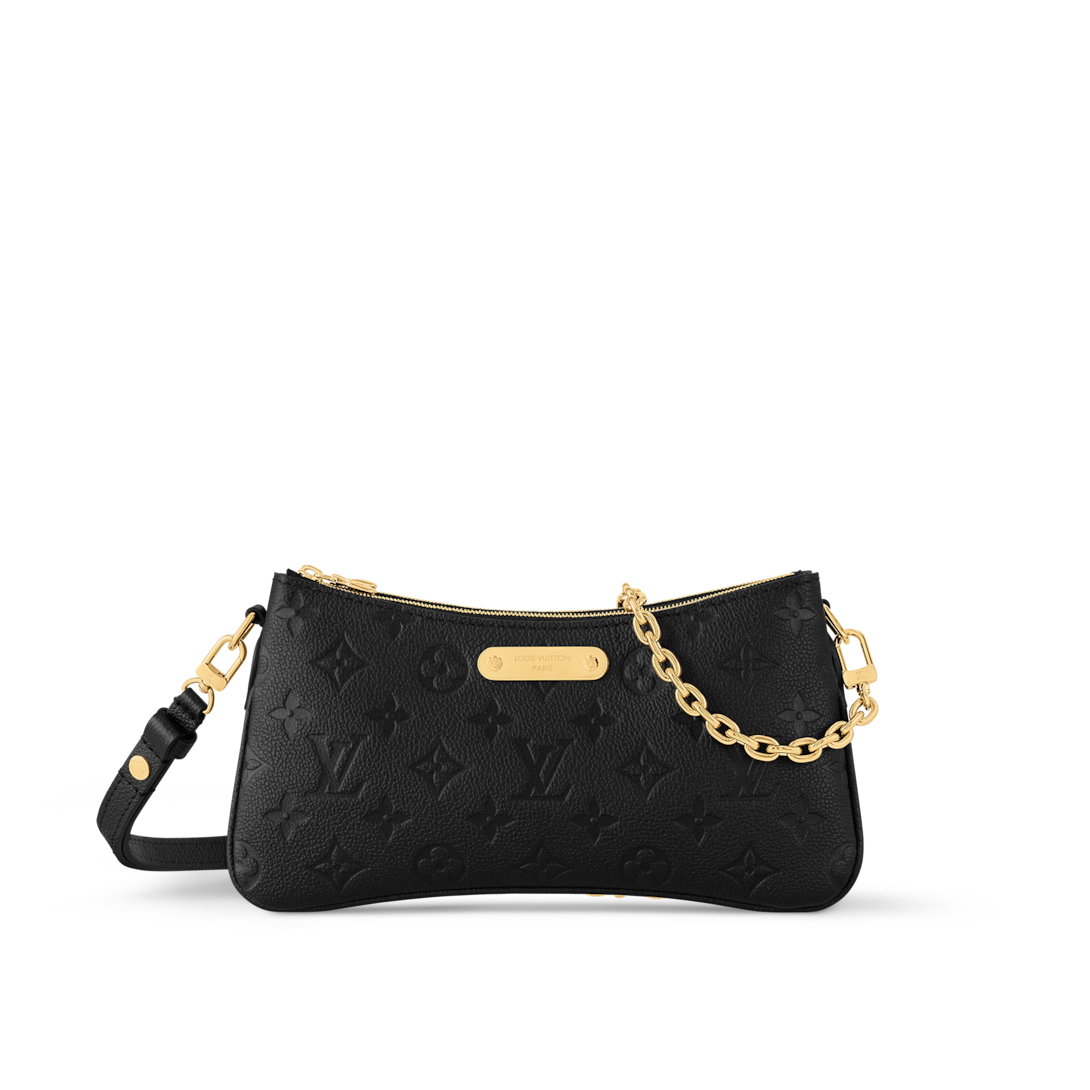 Bolsa Pochette Liv Couro Monogram Empreinte - Carteiras | LOUIS